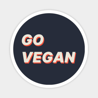 GO VEGAN Magnet